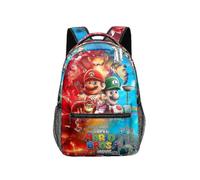 (C)Kids Children Super Mario Bros Backpack 3d Printing Daypack For Boys Girls Elementary Preschool Student School Bags Gifts