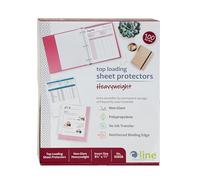 C-Line 8,5 x 11 pulgadas pesado peso Non - Glare protectores de hoja de polipropileno (Pack de 100)