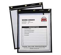 C-Line Heavy Duty cosido de gramaje Super Plus tienda Ticket soporte, varios colores, 9 x 12 pulgadas, caja de 20 tienda titulares de billetes (50920)