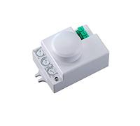 C-LOGIC Detector de Movimiento Oculto para Falso Techo Tecnología Radar 360º Gran Cobertura 20 m. Diámetro Altura Instalación 2.2-4 m. Conexión 3 Cables