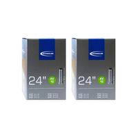 C mara de aire Schwalbe AV10 unisex, negra, 24 pulgadas x 1,5 (v lvula Schrader de 40 mm)