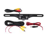 C¨¢mara de Marcha Atr¨¢s para Coche, Gran Angular 140¡ã, Visi¨®n Nocturna, Impermeable, 7 Luces LED