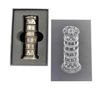 (C) Metal 7 in 1 Rotatable Dices Towers Portable Entertaining Dices Plaything for Party Playing
