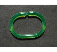 C-Minor Anillos de Cortina Ducha 12 Unidad Claro Verde Oval Diseño Con C-öffnung