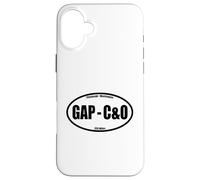 C&O Canal Towpath - GAP Pittsburgh Washington D.C. Carcasa para iPhone 16 Plus