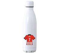 C&P Botella futbol personalizada, Botella de agua acero inoxidable térmica de doble Capa bebidas frías 24h y Calientes 12h, Capacidad 500 ml (Bilbao)