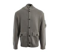 C.P. Company - Cárdigan de punto Compact Cotton Lens - Knitwear - Hombre - Gris - 2XL -