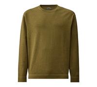 C.P. Company - Cotton Crepe Double Dyed Crewneck Sweater - Knitwear - Hombre - Verde - XL -