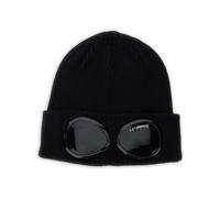 C.P. Company - Cotton Goggle Beanie - Accessories - Hombre - Negro - ONE SIZE -