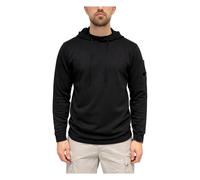 C.P. Company - Cotton Sea Island Hooded Lens Sweater - Sweatshirts & Hoodies - Hombre - Negro - XL -