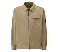 C.P. Company- Gabardina con Lente y Cremallera- Jackets- Hombre- Gris- M- Gabardina con Lente y Cremallera
