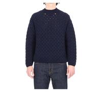 C.P. Company - Lambswool Crewneck Sweater - Knitwear - Hombre - Azul - S -