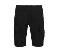 C.P. Company - Pantalones Cortos Cargo Elásticos de Satén - Shorts - Hombre - Negro - S -