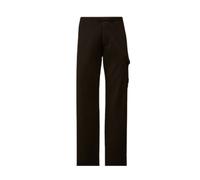 C.P. Company - Pantalones de Chándal Cargo de Felpa Diagonal en Relieve - Trousers - Hombre - Negro - S -
