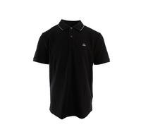 C.P. Company - Polo de Manga Corta Piqué Elástico - Tops - Hombre - Negro - S -