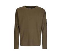 C.P. Company - Sea Island Crewneck Lens Sweater - Knitwear - Hombre - Verde - M -