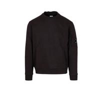 C.P. Company - Sudadera con cuello redondo y lente de forro polar en diagonal - Sweatshirts & Hoodies - Hombre - Negro - L -