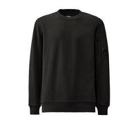 C.P. Company - Sudadera negra de forro polar diagonal con lente - Sweatshirts & Hoodies - Hombre - Negro - L -