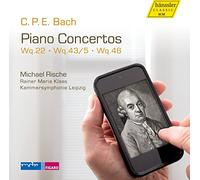 C.P.E. Bach : Concertos pour piano, vol. 3. Rische, Klaas.
