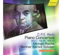 C.P.E. Bach : Concertos pour piano, vol. 5. Rische.