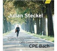 C.P.E. Bach : Concertos pour violoncelle Wq170-172. Steckel.