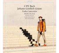 C.P.E. Bach, J.G. Graun : Concertos pour alto et cordes. Rochat, Waarts, Griffiths.