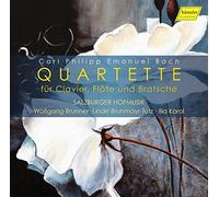 C.P.E. Bach : Quatuors pour piano, flûte et alto. Brunner, Brunmayr-Tutz, Korol.