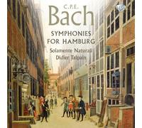 C.P.E. BACH: Music for Hamburg [CD de audio] Solamente Naturali, Didier Talpain, Marek Toporowski and C.P.E. Bach