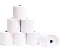 C&P Rollos Papel Térmico 80x60x12 mm para Sumadora Impresora TPV, Sin Bisphenola (24 unidades)