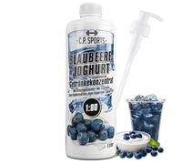 C.P.Sports Drink Syrup BLUEBERRY-JOGHURT 1 litro + dispensador de bomba