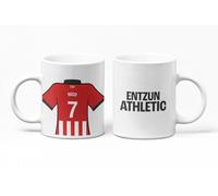 C&P Taza Personalizada de Fútbol | Regalo Original para Aficionados del Fútbol | Taza de Desayuno | Regalo Equipo de Fútbol | Diseño Único y Duradero (Bilbao)