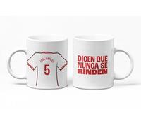 C&P Taza Personalizada de Fútbol | Regalo Original para Aficionados del Fútbol | Taza de Desayuno | Regalo Equipo de Fútbol | Diseño Único y Duradero (Sevilla) 350 ML