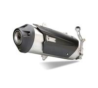 C.PG.0018.B ESCAPE COMPLETO 1X1 MIVV URBAN INOX PARA PIAGGIO MP3 400 2007-2011