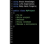 C# Programming Notebook: Coding Journal for Programmers, 6" x 9"