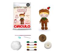 C?rculo Amigurumi Crochet Kit Christmas - All Included Easy Instructions - Intermediate - Crochet Set - Character Crochet Kit Premium Amigurumi Yarn