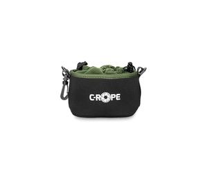 C-Rope Bolsa de Neopreno para cámara con Forro Polar, Impermeable, Accesorios para cámara, Verde, Extra-Large, Bolsillo Adicional