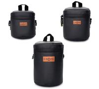 C-Rope Bolsa para lentes de alta calidad con forro polar lote de 3 (XS+S+M)