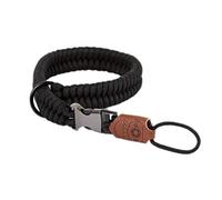 C-Rope Correa Camara, The Claw, 30 cm, Hecho a Mano, Bloqueo rapido, Paracord, Negro
