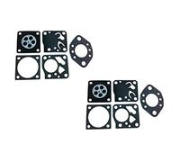 C·T·S Kit de Junta de carburador y diafragma sustituye a Tillotson DG-2HU para Husqvarna Stihl Poulan Oleomac Tiger MC Culloch Partner Solo (Paquete de 2)