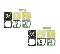 C·T·S Kit de juntas de carburador y diafragma reemplaza a Walbro D1-at para carburador Husqvarna 550XP 550XPG 455 455E 545 Walbro at-1 (paquete de 2)