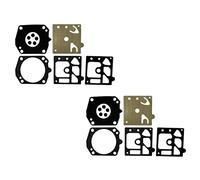 C·T·S Kit de juntas de carburador y diafragma sustituye a Walbro D22-HDA para Echo 510 550 5000 Husqvarna 257 250R Homelite 300 Mc Culloch Poulan Shindaiwa Honda (Paquete de 2)