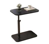 C Table, 360 Degree Rotating End Table for Small Spaces, Small End Table, Couch Table, Bed Side Table, Laptop Desk for Living Room, Bedroom, Study and Small Spaces, Rotating End Table, Small Space