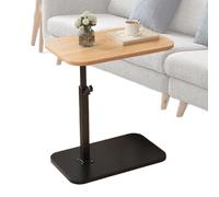 C Table, 360 Degree Rotating End Table, Small End Table for Living Room