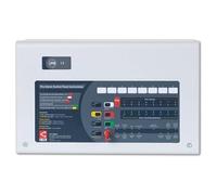 C-TEC CFP760 - Panel repetidor de 8 zonas para sistemas de alarma contra incendios CFP, control remoto e indicación, incluye fuente de alimentación, soporta hasta 8 repetidores, montaje empotrado y en
