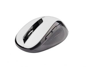 C-Tech WLM-02W ratón RF inalámbrico Óptico 1600 dpi Mano Derecha Negro, Blanco