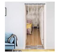 C - Tiras de plástico de PVC para congelador, refrigeradores, almacenes y gas, 120 x 190 cm con 17% de superposición para nergética