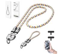 C to C 240W Charging Cable with Wearable Bracelet Design, 5A Fast Charging Cable with Wrist Strap Lanyard, 47/11.8In 240w Fast Charging USB C to USB C Cables, for Tablet, Phone (Multicolor,Set)