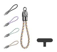 C to C 240w Charging Cable with Wearable Bracelet Design,Portable Fashion Fast Charger Cable,480mbps Data Transfer & Phone Charger, Braided Nylon for Laptop, Tablet, Phone (Rainbow,0.3m/11.81in)
