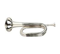 C Trompeta Clave, Trompeta Bb C Trompeta Estilo Militar Instrumento para Principiantes con de Válvulas Lisas para la Banda de Música de Orquesta (SILVER)