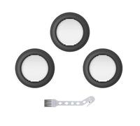 C-U Juego de accesorios de filtro HEPA para aspiradora ultenic u12 flex con batería, 3 unidades, con 1 cepillo